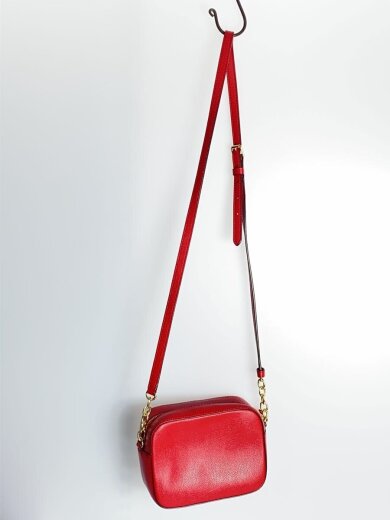 商品画像：Hayes/ショルダーバッグ/レザー/RED 3