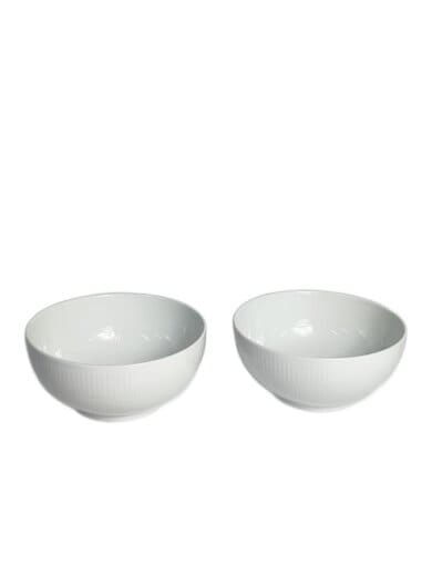 商品画像：ホワイトフルーテッドボウル18cm/洋食器その他/456 1