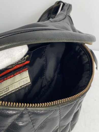 商品画像：ウエストバッグ/牛革/BLK 6