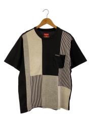 20SS/Patchwork Pocket Tee/Tシャツ/S/コットン/ブラック