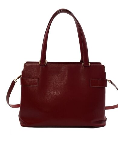 商品画像：ショルダーバッグ/レザー/RED/DY-21 1347/角擦れ有 3