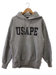 SAPEur/パーカー/L/コットン/GRY