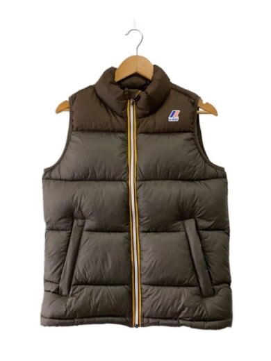 商品画像：ダウンジャケット/S/ポリエステル/BRW/無地 1