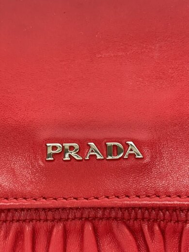 商品画像：長財布/牛革/RED/無地/レディース 3