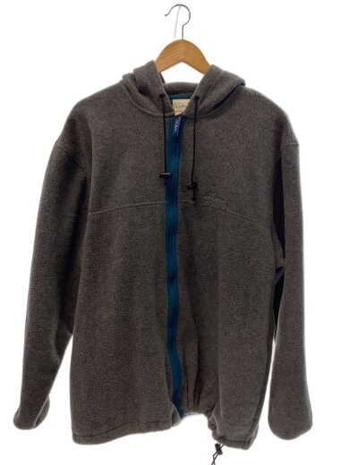 商品画像：フリースジャケット/L/ポリエステル/GRY/無地 1