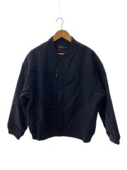 ダービージャケット/ライナーキルティング/M/コットン/BLK