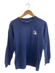 90s/ワンポイント/Tシャツ/M/コットン/NVY