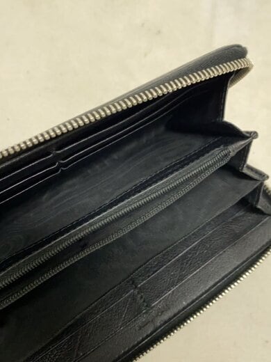 商品画像：長財布/レザー/BLK/スタッズ/レディース 6