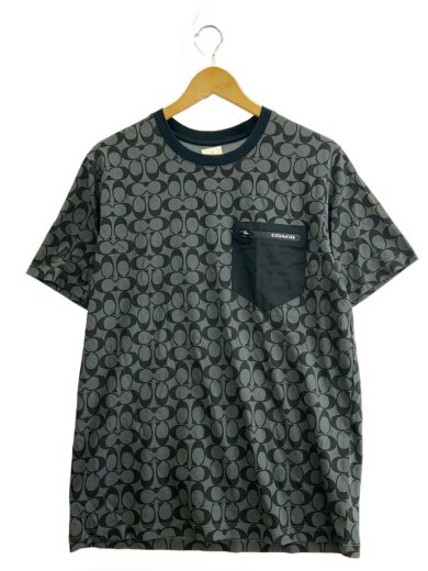 商品画像：Tシャツ/M/コットン/BLK/総柄/89749 1