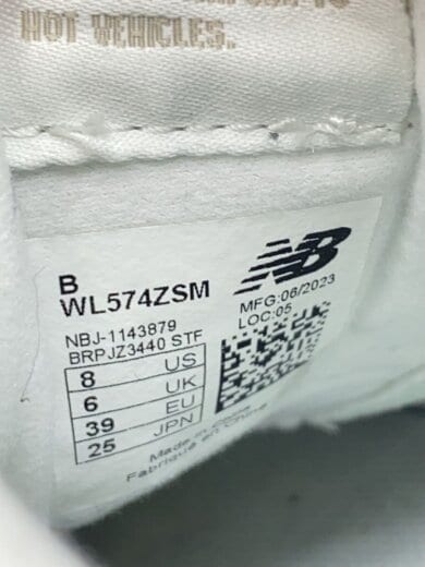 商品画像：ローカットスニーカー/25cm/BEG/WL574ZSM 7