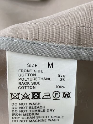 商品画像：トレンチコート/M/コットン/KHK/無地 5