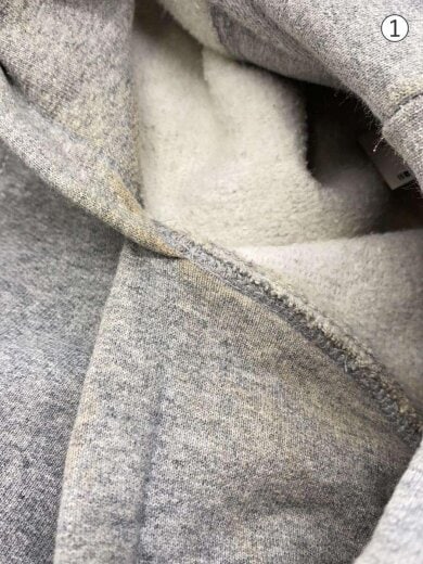 商品画像：パーカー/S/コットン/GRY/無地/118459 6