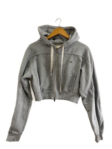 商品画像：ジップパーカー/FREE/コットン/GRY/無地/21232415803 1