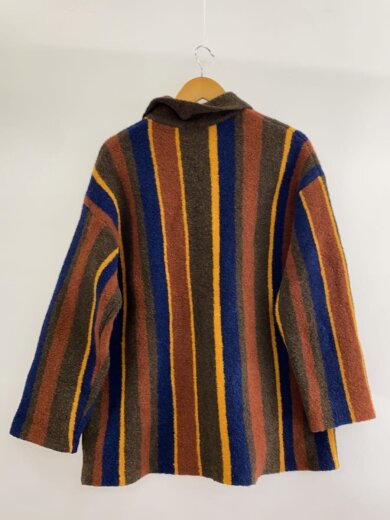 商品画像：カーディガン(厚手)/--/ウール/マルチカラー/ストライプ/1628-105-0967 2