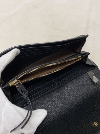 商品画像：長財布/--/BLK/無地/レディース 6