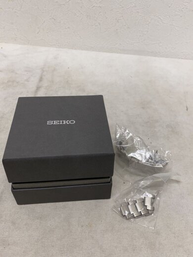 商品画像：クォーツ腕時計/アナログ/レザー/BLK/V158-0AM0 8