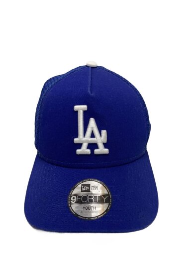 商品画像：メッシュキャップ/--/BLU/無地/メンズ/LA 1