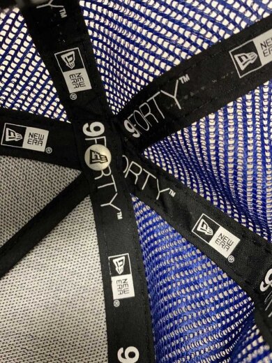 商品画像：メッシュキャップ/--/BLU/無地/メンズ/LA 8