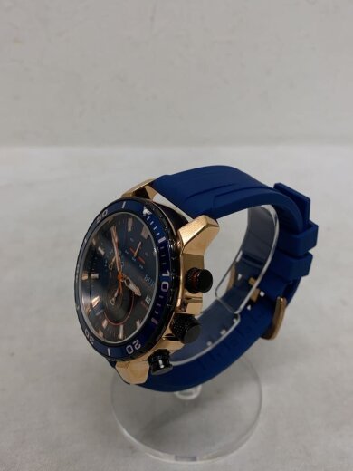 商品画像：BUREI/クォーツ腕時計/アナログ/ラバー/BLU/BLU/SS 2