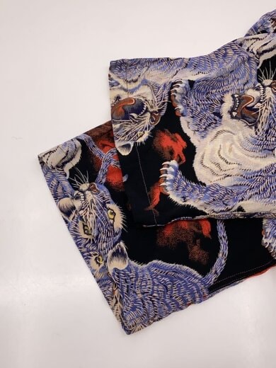 商品画像：アロハシャツ/S/レーヨン/BLK/総柄/SS34663 6