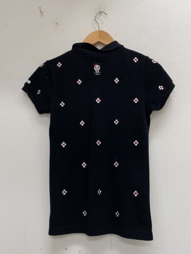 商品画像：ポロシャツ/0/コットン/BLK/花柄 2