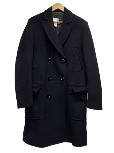 商品画像：コート/S/ウール/BLK/無地/D21996-B965-6484 1