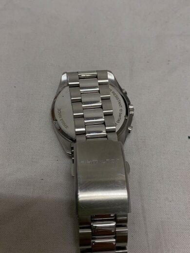 商品画像：クォーツ腕時計/アナログ/ステンレス/BLK/SLV/SS/H765120// 6