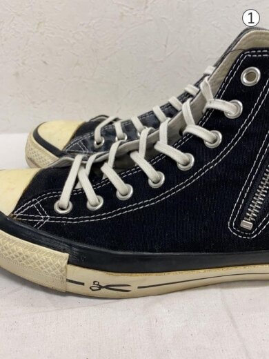 商品画像：ハイカットスニーカー/26.5cm/BLK/キャンバス/1CL608// 6