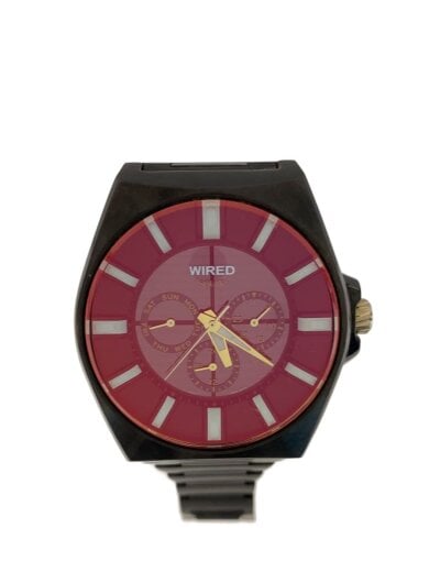 商品画像：ソーラー腕時計/アナログ/ステンレス/BLK/BLK/SS/V14J-0BE0 1