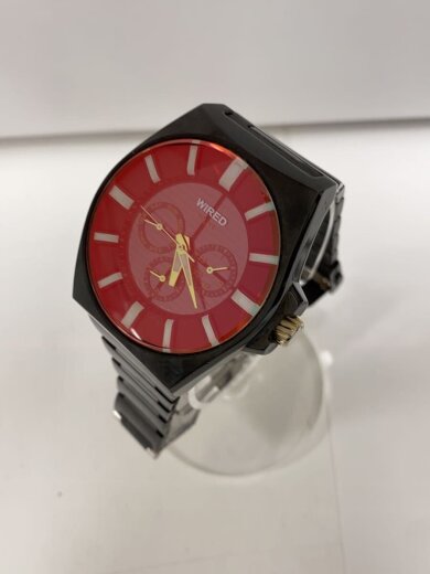 商品画像：ソーラー腕時計/アナログ/ステンレス/BLK/BLK/SS/V14J-0BE0 2