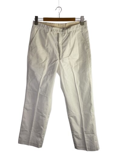商品画像：スラックスパンツ/--/コットン/WHT/スウェーデン/89年 1