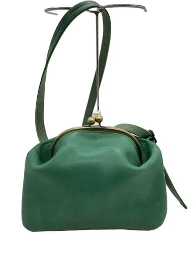 商品画像：ショルダーバッグ/レザー/GRN/無地 1