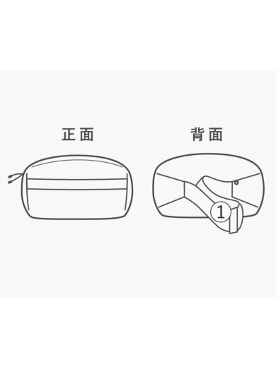 商品画像：ウエストバッグ/--/BLK/NM82166 8