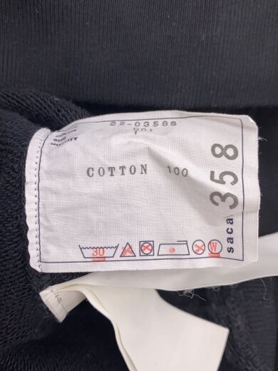 商品画像：パーカー/1/コットン/BLK/22-0358S 3