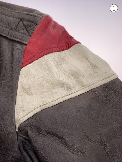 商品画像：レザージャケット・ブルゾン/S/牛革/GRY/無地/3171012/クラシックトレーサー 6