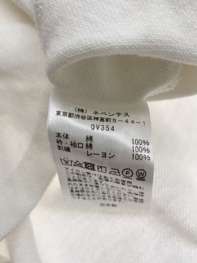 商品画像：ポロシャツ/L/コットン/WHT/QV354 4