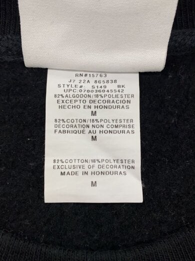 商品画像：スウェット/M/コットン/BLK 4