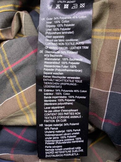 商品画像：ジャケット/L/ポリエステル/NVY/無地/22SS BARBOUR SL SANDERLING CASU 4