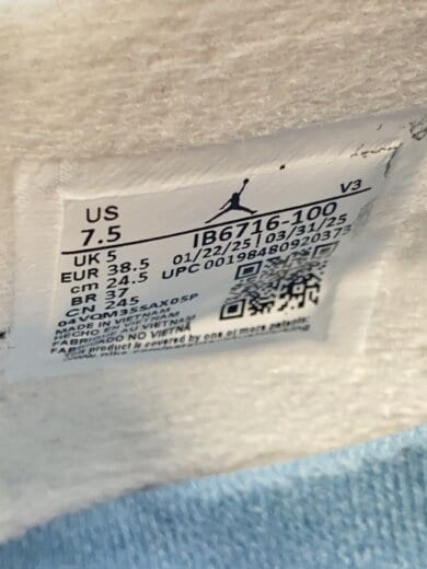 商品画像：AIR JORDAN 4_エア ジョーダン 4/24.5cm/BLU 5