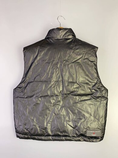 商品画像：ダウンベスト/S/ナイロン/GRY/無地 2