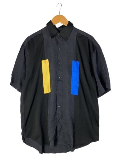 商品画像：半袖シャツ/M/シルク/BLK 1