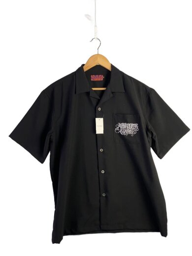 商品画像：半袖シャツ/M/レーヨン/BLK 1