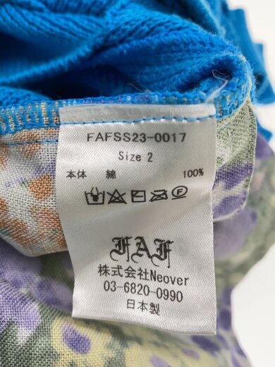 商品画像：カーディガン(薄手)/2/コットン/BLU/FAFSS23-0017// 4