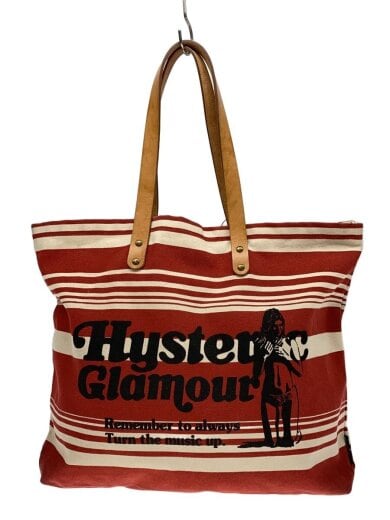 商品画像：トートバッグ/キャンバス/RED/ボーダー/vacation time トートバッグ// 1