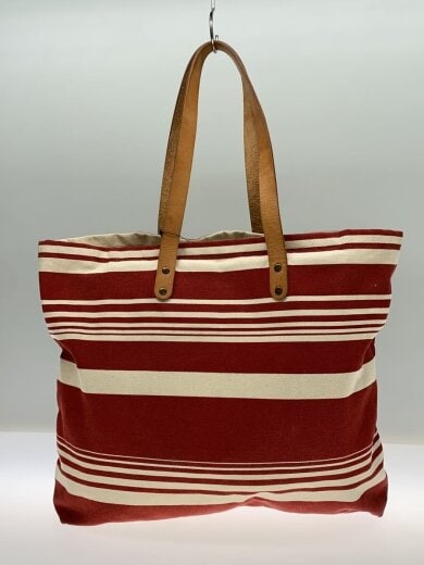 商品画像：トートバッグ/キャンバス/RED/ボーダー/vacation time トートバッグ// 3