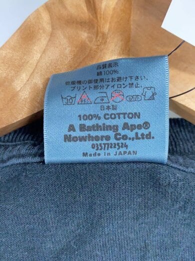 商品画像：長袖Tシャツ/S/コットン/BLK/プリント/0357722534// 4