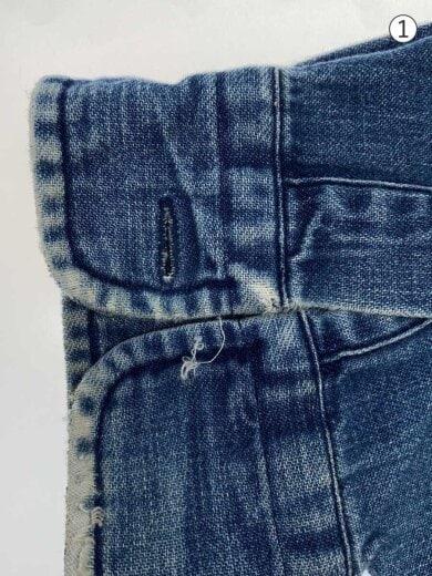 商品画像：POLO RALPH LAUREN/長袖シャツ/コットン/インディゴ/80s/170cm/ナイガイ/緑タグ// 6