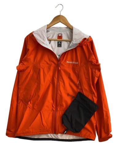商品画像：mont-bell/レインハイカー ジャケット MENS/M/ナイロン/オレンジ/1128661// 1