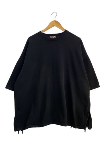 商品画像：IS-NESS/ニット・セーター(薄手)/L/コットン/ブラック/1006KNTT01// 1