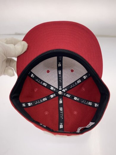 商品画像：baseball cap/7 5/8/コットン/ボルドー/メンズ 4